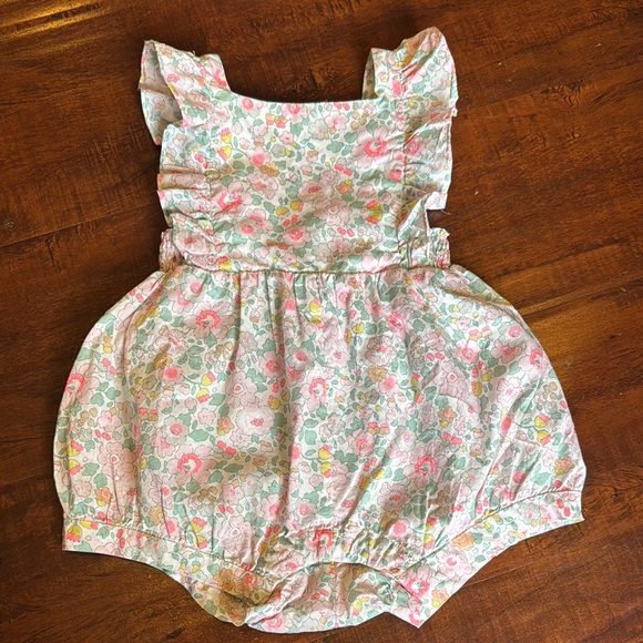 Jacadi - Liberty London Floral Baby Romper